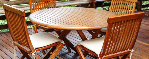 table de jardin en teck